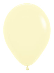 Pastel Matte Yellow Latex Balloons by Sempertex