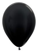 Metallic Black Latex Balloons by Sempertex