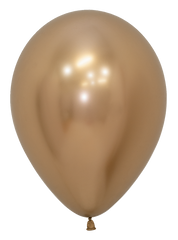 Reflex Gold Latex Balloons by Sempertex