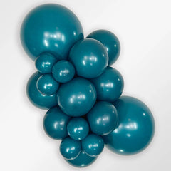 Deluxe Deep Teal Latex Balloons by Sempertex