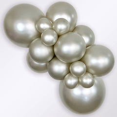 Silk Cream Pearl Latex Balloons by Sempertex
