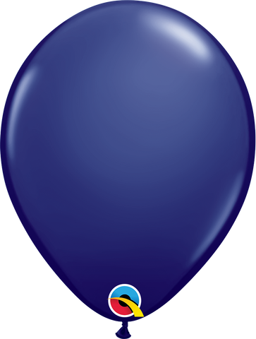 Navy Latex Balloons by Qualatex