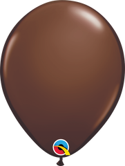Chocolate Brown Latex Balloons by Qualatex