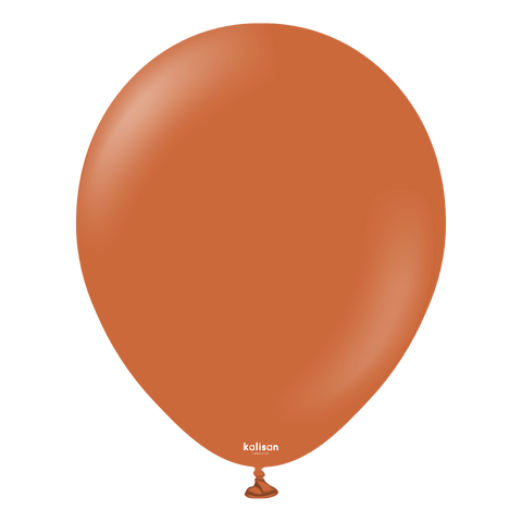 Rust Orange Latex Balloons by Kalisan