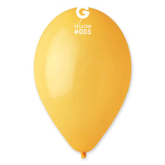Goldenrod Yellow #03 Latex Balloons by Gemar