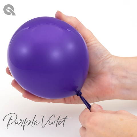 Purple Violet Latex Balloons by Qualatex