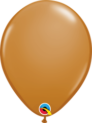 Mocha Brown Latex Balloons by Qualatex
