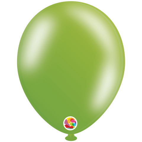 Metallic Green Latex Balloons by Balloonia