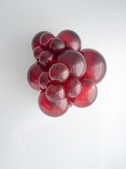 Crystal Burgundy Latex Balloons by Tuftex