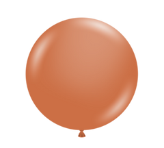 Burnt Orange Latex Balloons by Tuftex