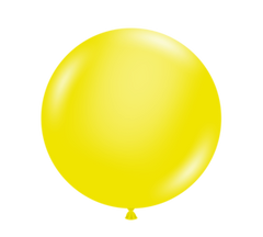 Crystal Yellow Latex Balloons by Tuftex