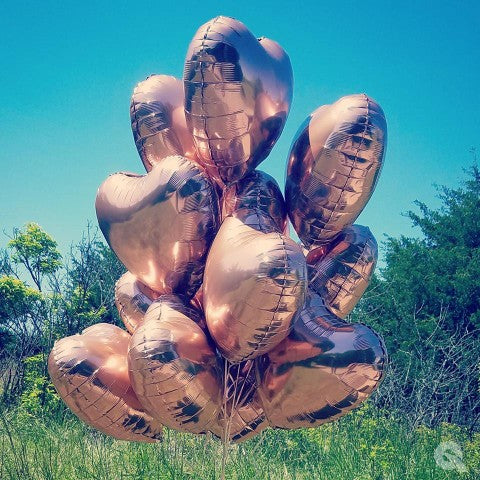 Heart Balloons - Mylar Foil