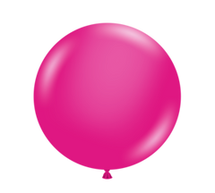 Hot Pink Latex Balloons by Tuftex