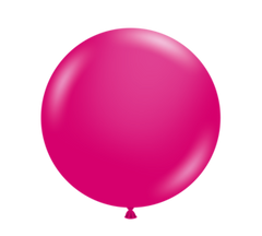 Metallic Fuchsia Latex Balloons by Tuftex