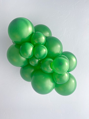 Metallic Green Latex Balloons by Tuftex