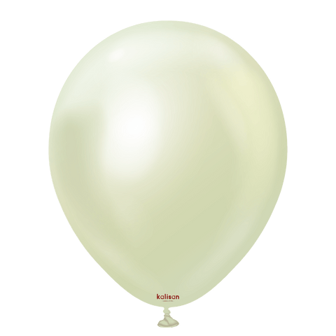 Mirror Green Gold Latex Balloons by Kalisan
