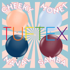 Samba Monet Naval Cheeky Latex Balloons from Tuftex