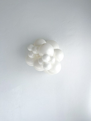 Pearl White Sugar Latex Balloons by Tuftex