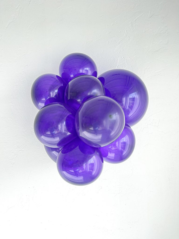 Crystal Purple Latex Balloons by Tuftex