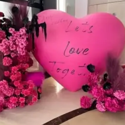 Giant 65" Foil Heart Balloons