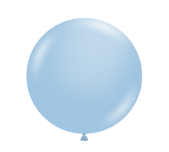 Metallic Sky Blue Latex Balloons by Tuftex