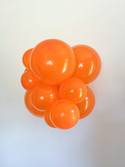 Crystal Tangerine Latex Balloons by Tuftex