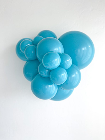 Turquoise Latex Balloons by Tuftex