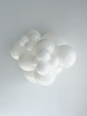 White Latex Balloons by Tuftex