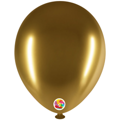 Brilliant Gold Latex Balloons by Balloonia