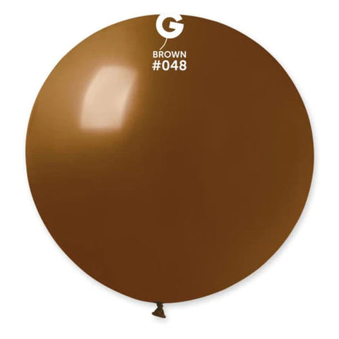 Brown Latex Ballloons by Gemar