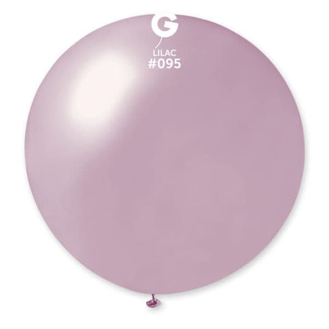 Metallic Lilac Latex Balloons by Gemar
