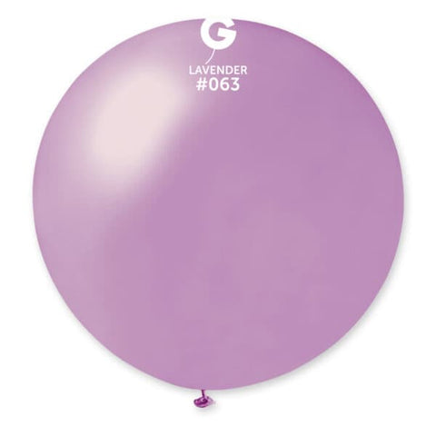 Metallic Lavender Latex Balloons by Gemar