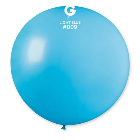 Light Blue Latex Balloons by Gemar