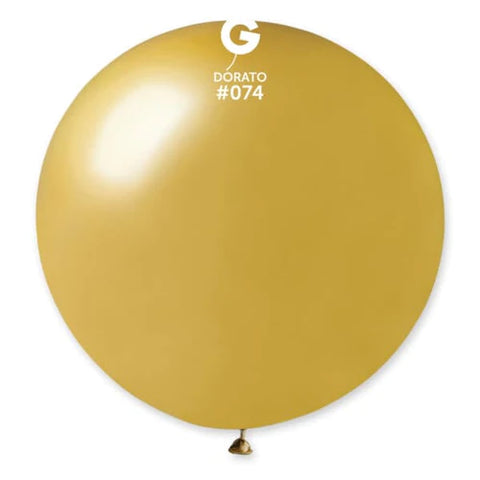 Metallic Dorato Latex Balloons by Gemar