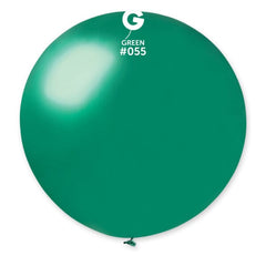 Metallic Green #55 Latex Balloons by Gemar