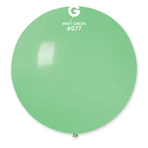 Mint Green Latex Balloons by Gemar