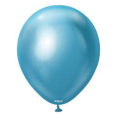 Mirror Blue Latex Balloons by Kalisan