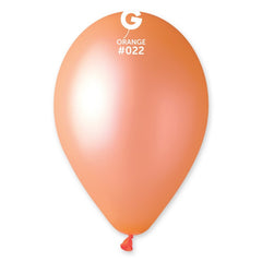 Neon Orange Latex Balloons by Gemar
