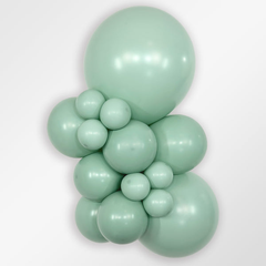 Pastel Dusk Green Tea Latex Balloons by Sempertex