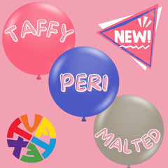 Taffy Malted Peri Latex Balloons from Tuftex