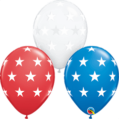 Patriotic USA Latex Balloons