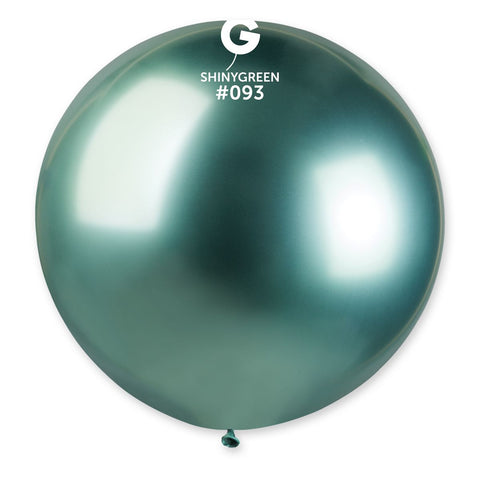 Shiny Green Latex Balloons by Gemar