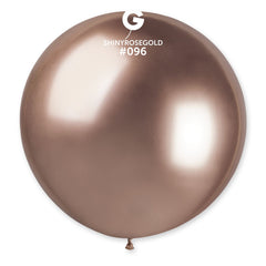 Shiny Rose Gold Latex Balloons by Gemar