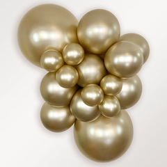 Silk Gold Dust Latex Balloons by Sempertex