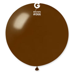 Metallic Brown Latex Balloons by Gemar