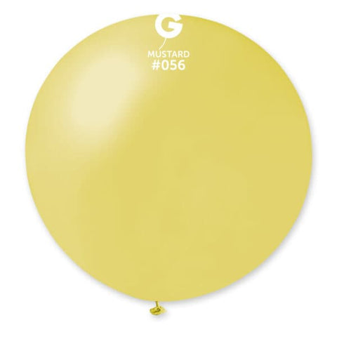 Metallic Mustard Latex Balloons by Gemar