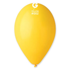 Yellow #02 Latex Balloons by Gemar