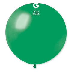 Green #13 Latex Balloons by Gemar
