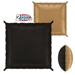 Deco Bicolor Square - Black & Champagne (2 Pk) 24" Foil