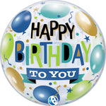 Bubble Happy Birthday To You 22" Balloon